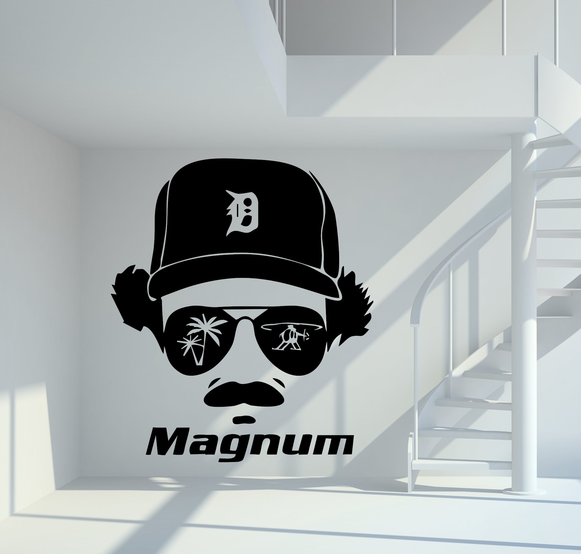 46249 Magnum - Sonnenbrille Silhouette Wandtattoo 46249 Magnum - Sonnenbrille Silhouette Wandtattoo